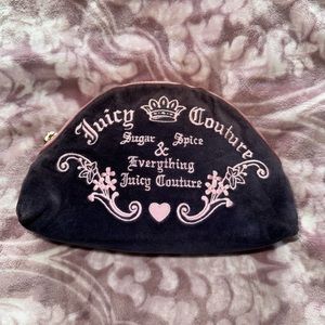 Vintage purple and pink Juicy Couture makeup bag